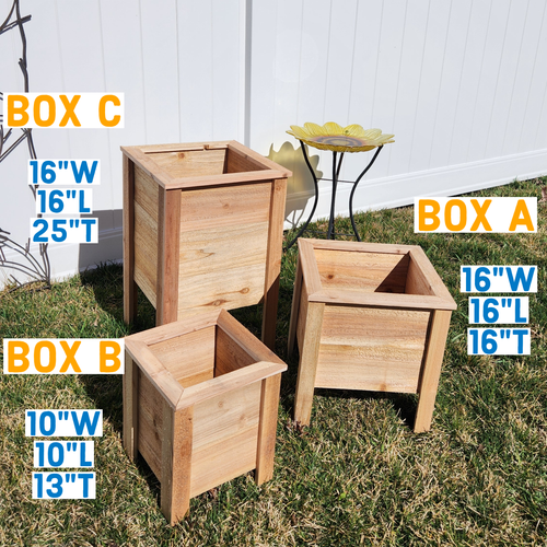 Cedar Planter Boxes - Custom Sizes