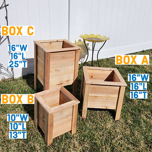 Cedar Planter Boxes - Custom Sizes