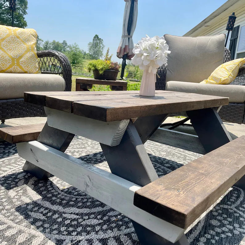 Toddler Wooden Picnic Table