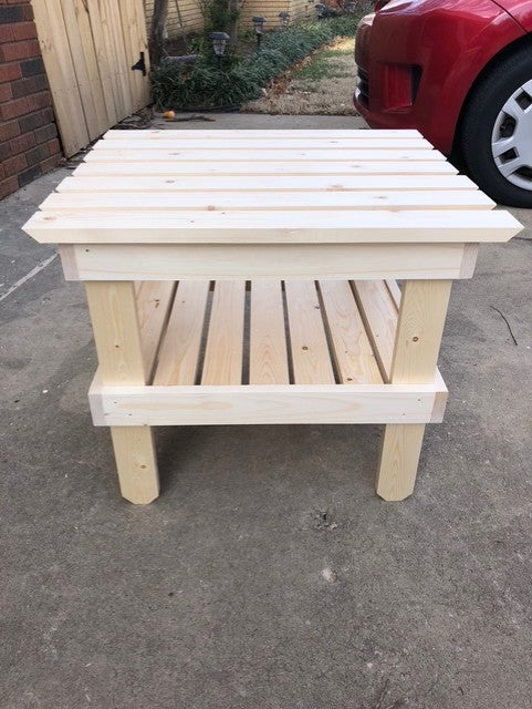 Wooden Outdoor Patio Table – Handcrafted Durability & Style